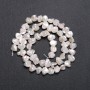 Natural Baroque Pearl Beads on a Thread with "Petrol" Sheen, Warm Tone, Diameter 8mm, Length 40cm (+/-)