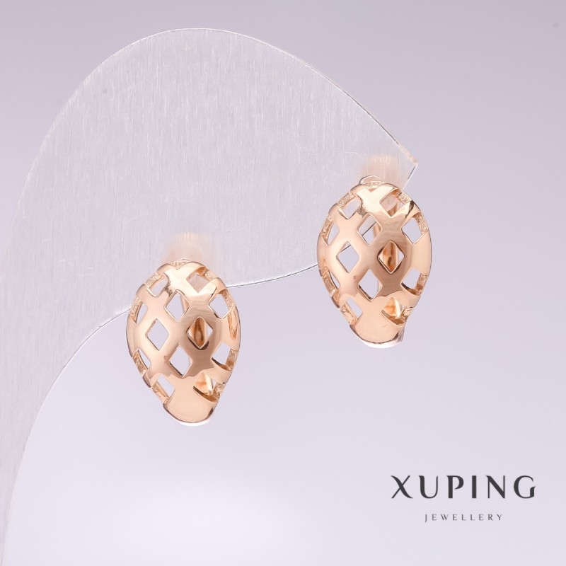 Xuping Earrings 18K Gold Plated 15x10mm
