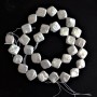 Natural Baroque Pearl Beads on a Strand with a Warm Gasoline-Tone Iridescence, Diameter 10mm +/-, Length 38cm (+/-)