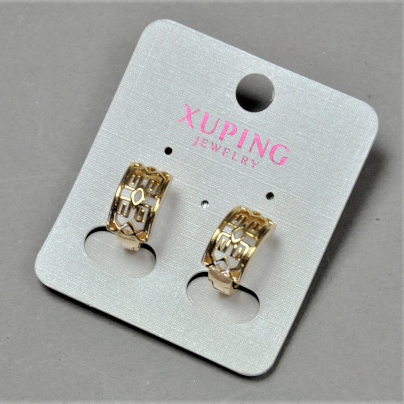 Xuping Earrings, 18K Gold Plated