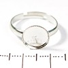 Price per pack/10pcs. 10mm Round Ring Base with Serrated Edge