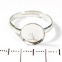 Price per pack/10pcs. 10mm Round Ring Base with Serrated Edge