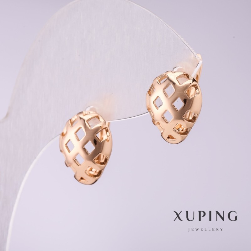 Xuping Earrings 10x14mm Gold Plated