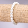 White Pearl Bracelet (Acrylic), 10mm Diameter, 18cm Length