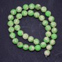 Variscite (Synthetic) Beads Green Lime Smooth Round Strand, diameter 10mm, length 38cm (+/-)