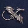 Brooch "Silver Dragon" 79x72mm