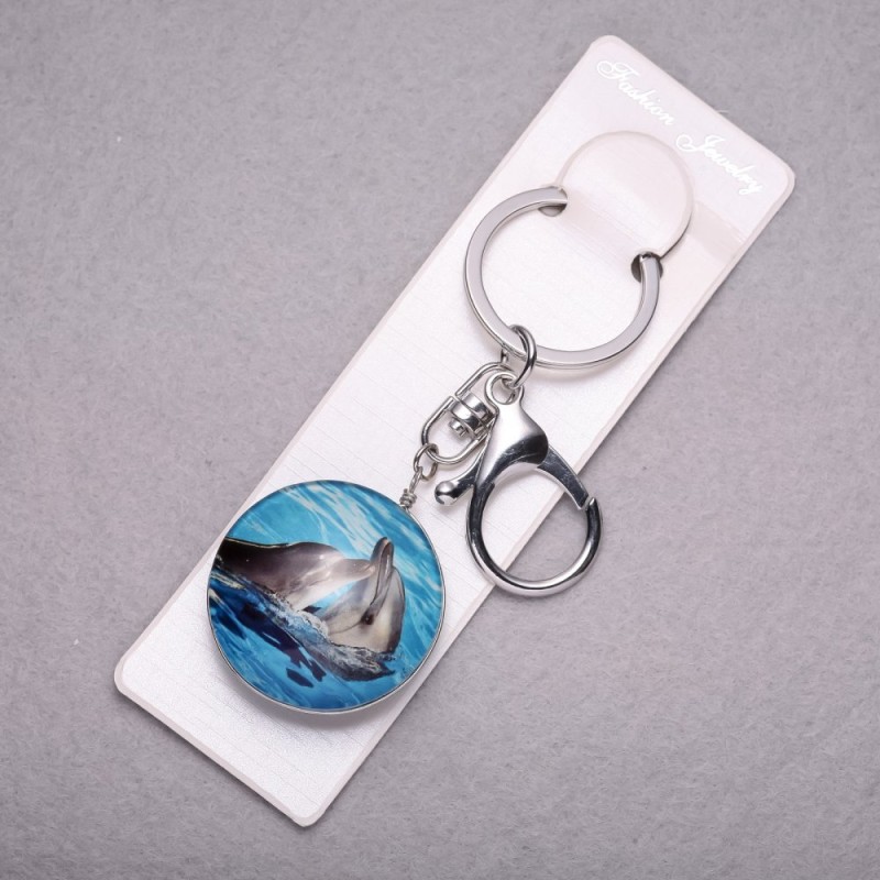 Sea Dolphins Keychain, L-10cm