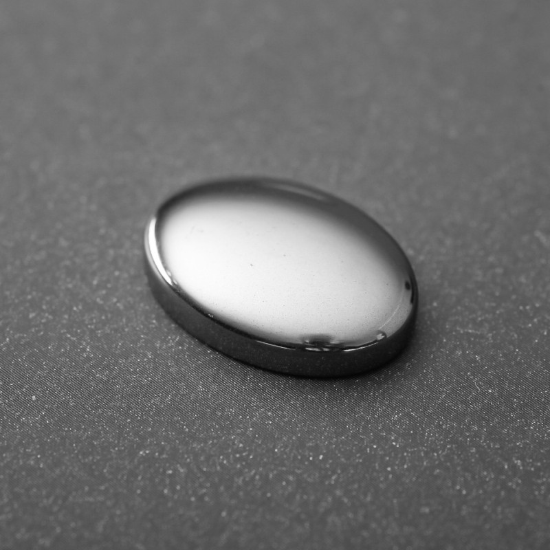Hematite Cabochon 25x18x6mm