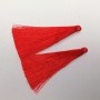 Craft Tassel Blank "Red", length 7cm, diameter 7mm, pair