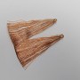 Craft Tassel Blank "Caramel Stripe", length 7cm, diameter 7mm, pair