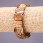 Picture Jasper Bracelet, link 18x14+/-mm, length 18cm, on elastic