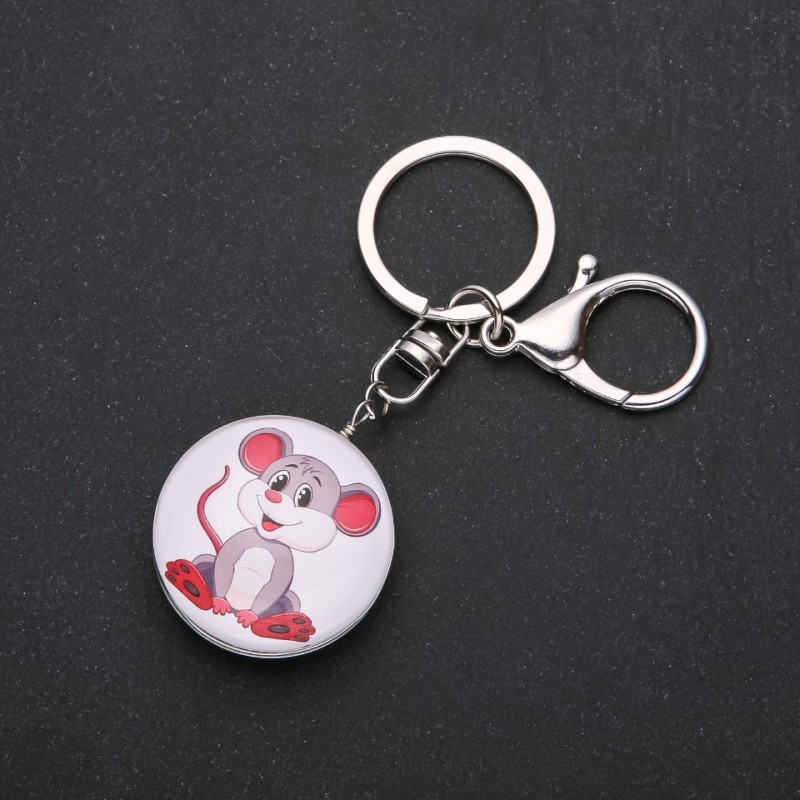 Mouse Keychain, 40x30mm, Length 9.5cm