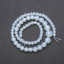 Synthetic Moonstone Beads, Graduated Faceted Round Strand, 6-14mm diameter, 45cm length