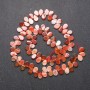 Agate Beads, Orange Butterfly, Diameter 8x6mm, Length 38cm