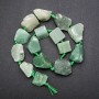 Raw Jade Nugget Beads on Strand, Tumbled, 20x26mm+/- Diameter, 42cm+ Length