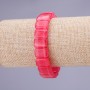 Natural Tourmaline Stone Bracelet, Rectangular Links, 14x10mm+-, Length 18cm+