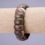 Picasso Jasper Link Bracelet 11x19(+-)mm on Elastic