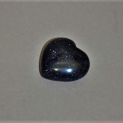 Cairo Night Blue Sand Aventurine Heart 37x40(+-)mm