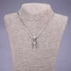 Skull Pendant 20x44mm on Chain, 55cm Length