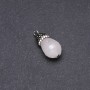 Acorn Pendant, Quartz, 13x26(+-)mm