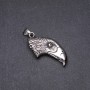 Eagle Head Pendant, 24x45mm