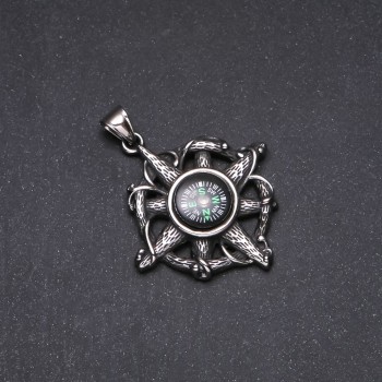 Compass Pendant 44x50mm