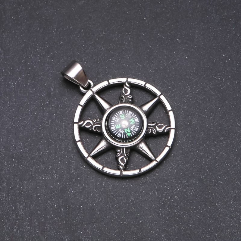 Star-Compass Pendant 39x50mm