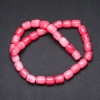 Tourmaline (Imitation) Barrel Beads, Diameter 9x11 (+/-) mm, Thread, Length 38 cm