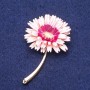 Brooch Daisy Flower 56x34mm