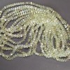 Swarovski-Style Crystal Beads, Yellow Transparent Faceted Ball with Petrol Coating, Diameter 5x4mm, Strand Length 48cm