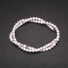 Cacholong Smooth Round Beads on String, Diameter 5 (+/-) mm, Length 38cm