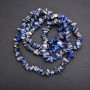 Sodalite Chip Beads on String, Diameter 8x4 (+/-) mm +/-, Length 80cm