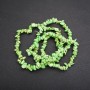 Beads on Fishing Line, Tinted Howlite Chips, Diameter 6 (+/-) mm, Length 80cm