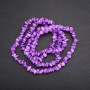 Beads on Fishing Line, Tinted Quartz Chips, Diameter 8 (+/-) mm, Length 80cm