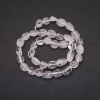 Natural Rock Crystal Nugget Beads on a Strand, 8x11 (+-)mm Diameter, 38cm Length
