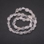 Natural Rock Crystal Nugget Beads on a Strand, 8x11 (+-)mm Diameter, 38cm Length