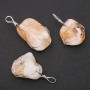 Citrine Pendant in Wire Wrap 20x30(+-)mm