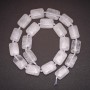Rock Crystal Bead Strand, Diameter 13x18 (+/-) mm, Length 42cm