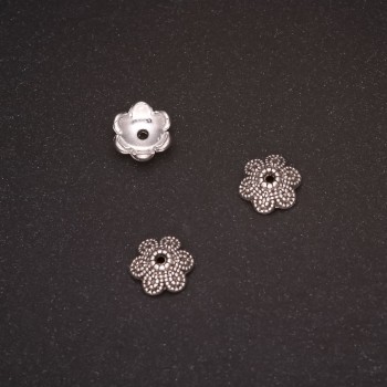 Cord End Cap, 10x4mm, Inner Diameter 1.5mm, Pack of 20g (+/-22 pcs)
