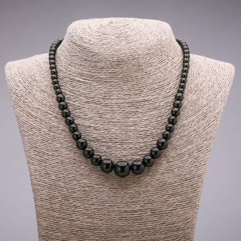 Agate (Imitation) Necklace, Graduated Round Beads, Diameter 6-14mm, Length 45cm
