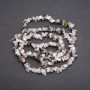 Beads on Fishing Line, Rutilated Quartz Chips, Diameter 7 (+/-) mm, Length 80cm