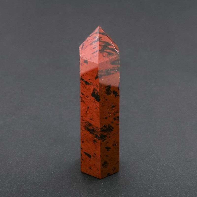 Faceted "Pencil" Crystal Souvenir, Natural Obsidian Stone, Assorted (price per 100g)