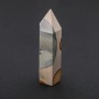 Faceted "Pencil-Point" Crystal Souvenir, Natural Mukaite Jasper Assorted (price per 100g), weight from 80g