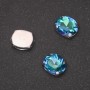 Price per pack /10pcs. Sew-on Crystal in Prong Setting Oval 10x12mm Green-Blue