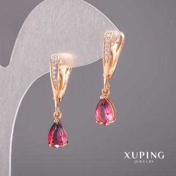 Xuping Chameleon Earrings 6x30mm 18K Gold Plated