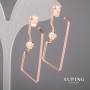 Xuping Earrings 39mm 18K Gold Plated
