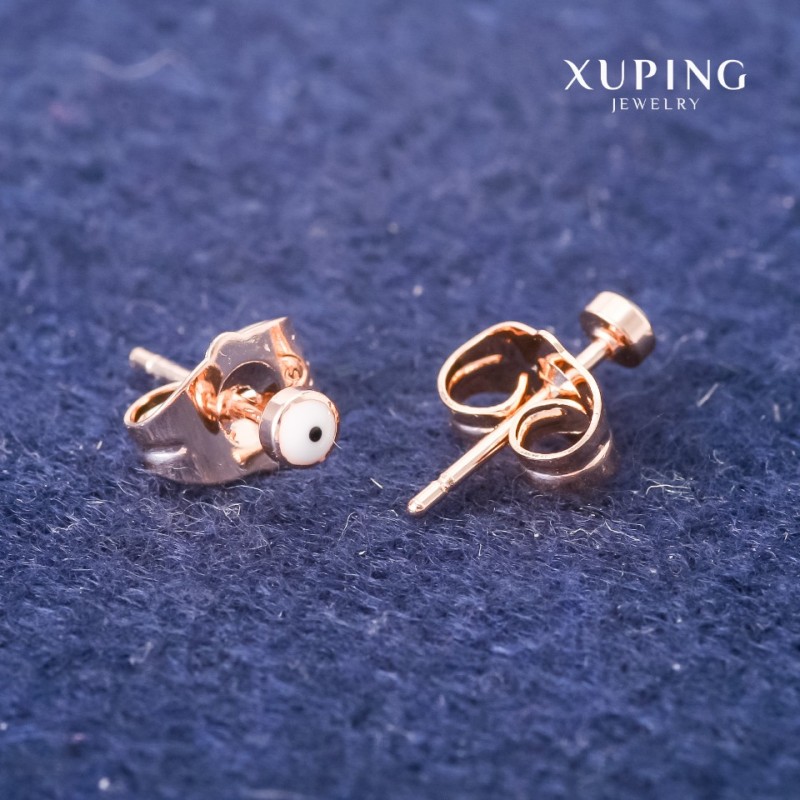 Xuping Stud Earrings Eye 3mm 18K Gold Plated