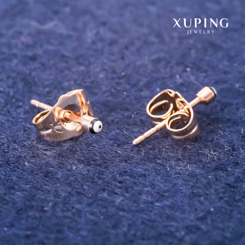 Xuping Stud Earrings Eye 2mm 18K Gold Plated