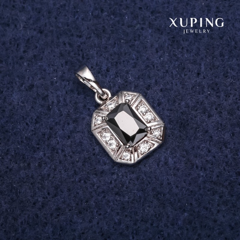 Xuping Pendant 11x14x20mm Rhodium