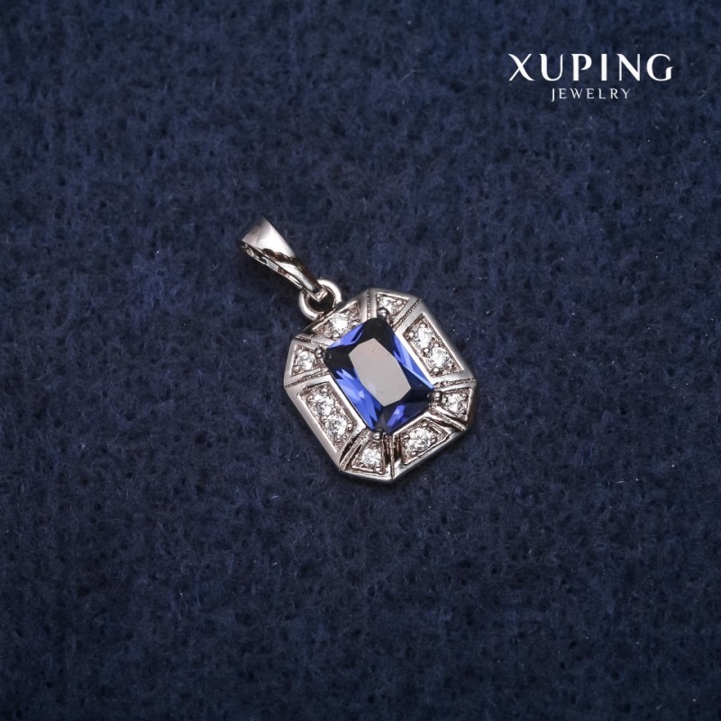 Xuping Pendant 11x14x20mm Rhodium